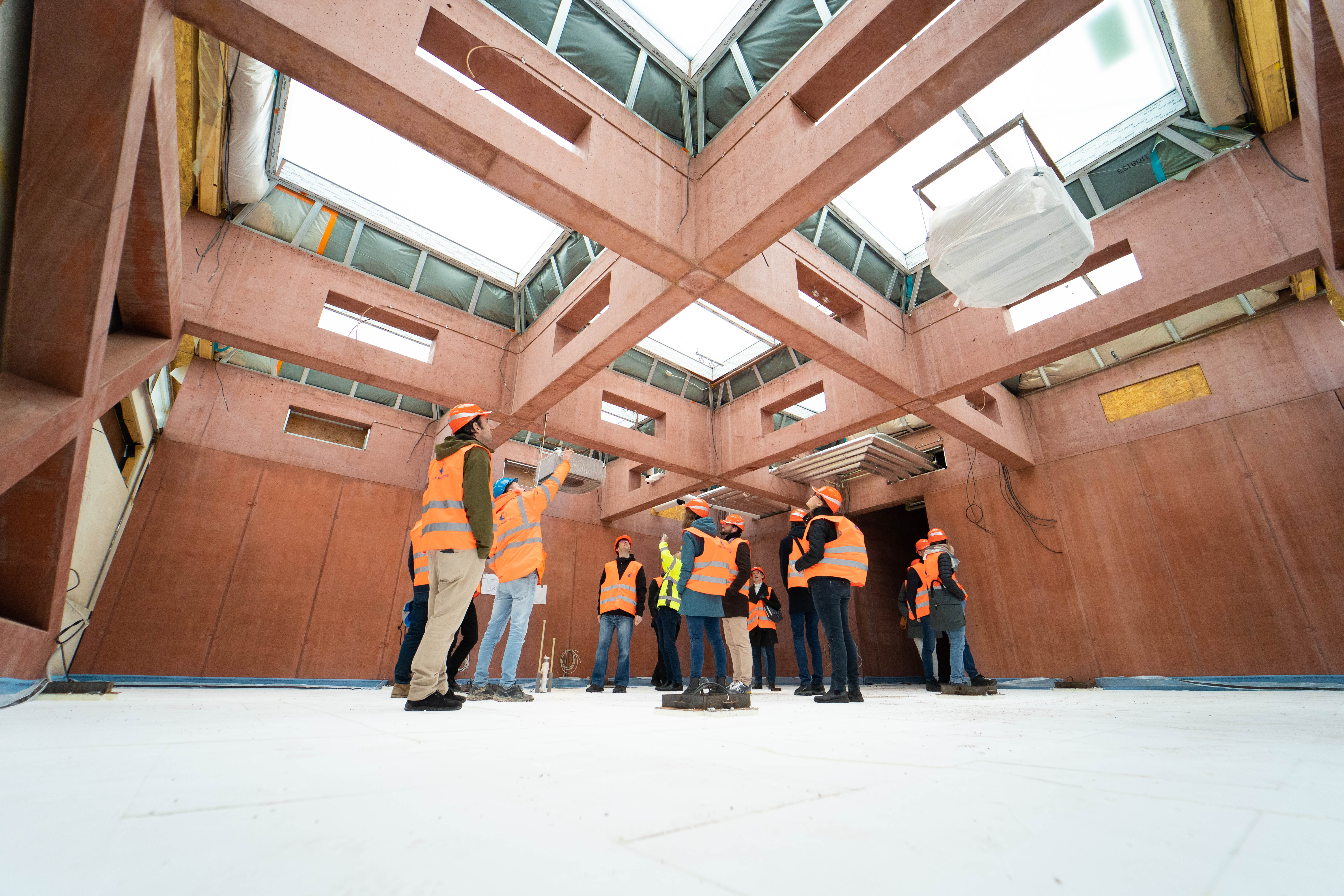 Prohlídka rekonstruovaných Automatických mlýnů a stavby Centrálních polytechnických dílen